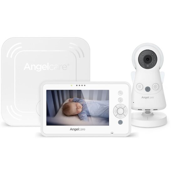 Angelcare Babyphone video avec détecteur de mouvements AC25 Blanc 