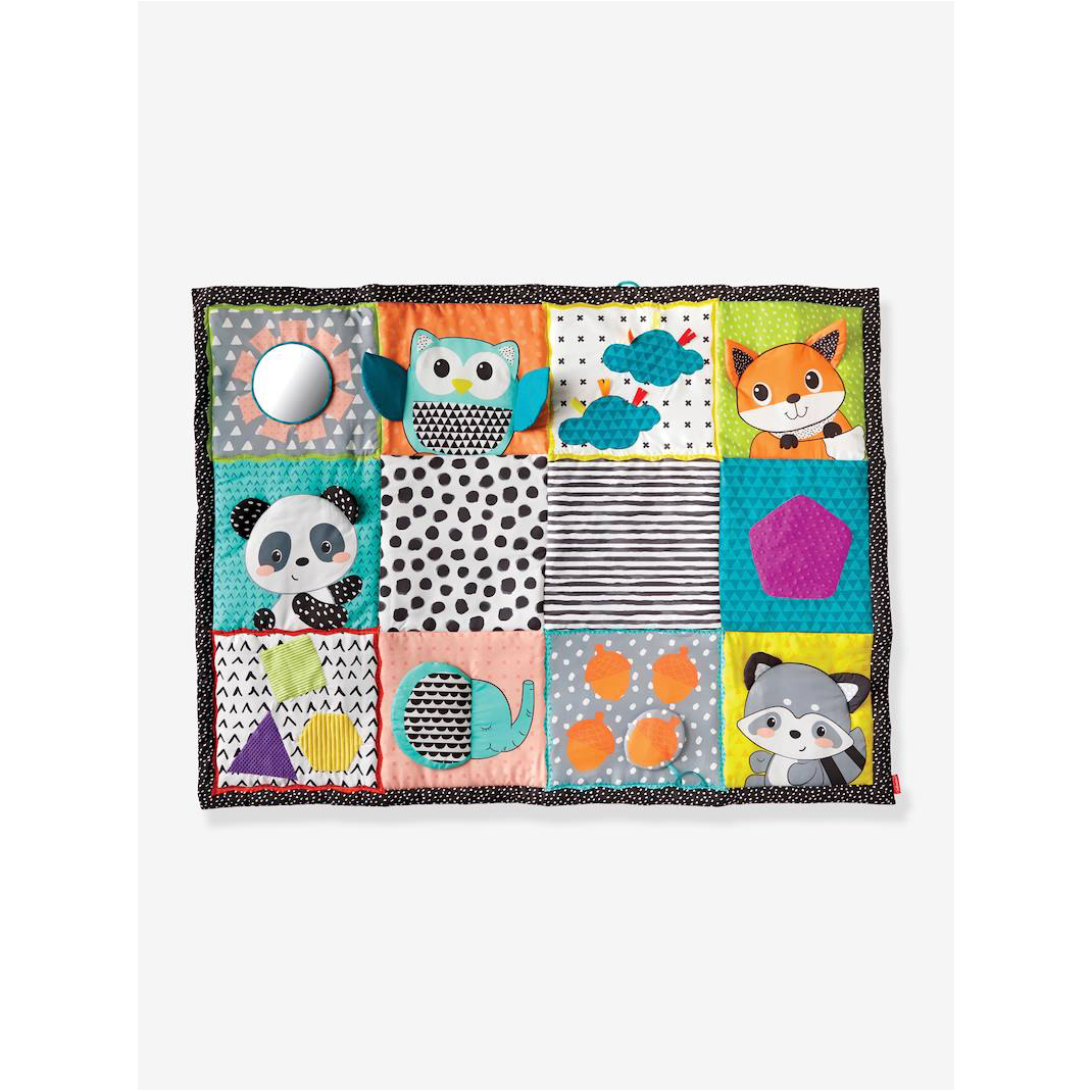 Tapis de jeu multi activités sensoriel géant MULTICOLORE Infantino