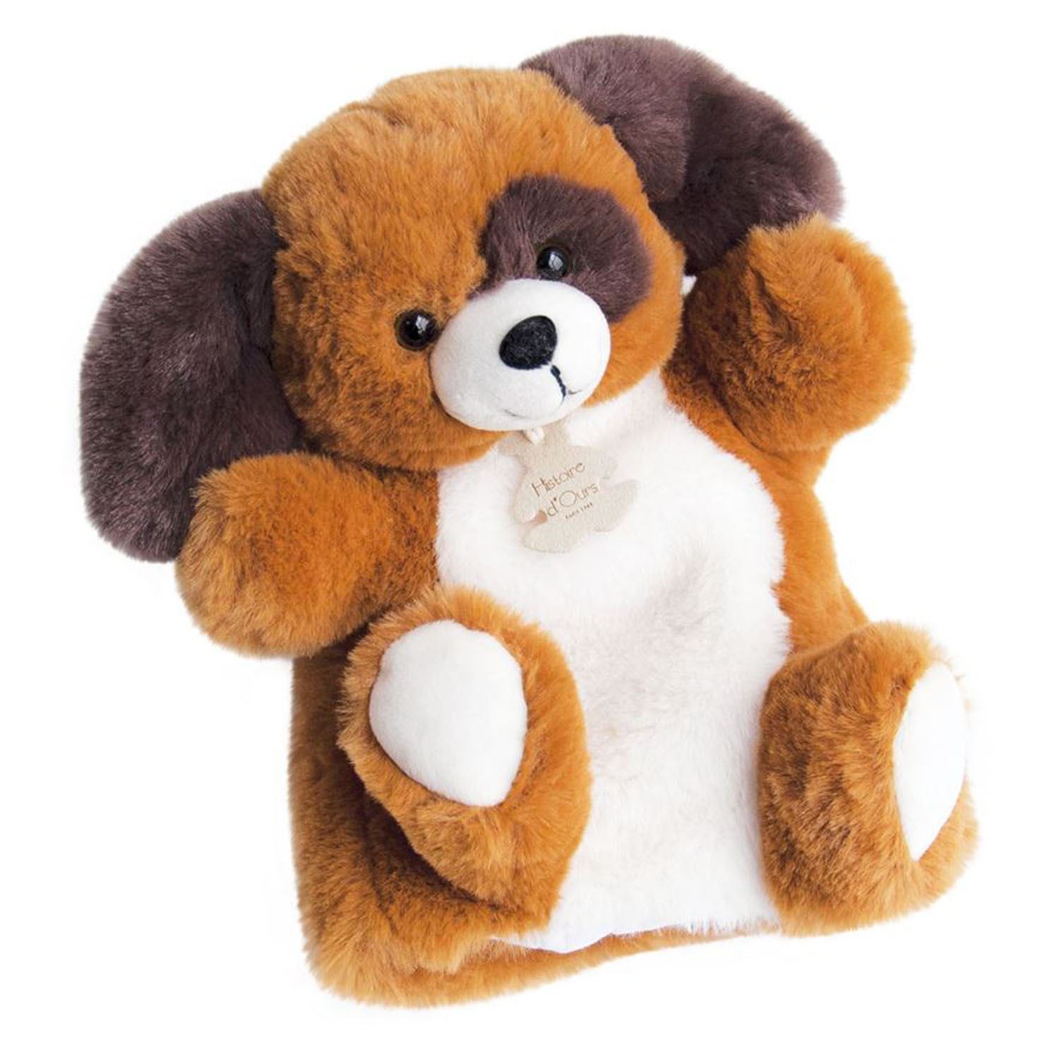 Peluche marionnette Ours