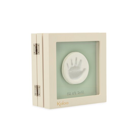 Cadre photo bébé avec empreinte en plâtre, dimension 33 x18cm, couleur  blanc, cadre photo kit empreinte main et pied - Par E41419 - Cdiscount  Beaux-Arts et Loisirs créatifs