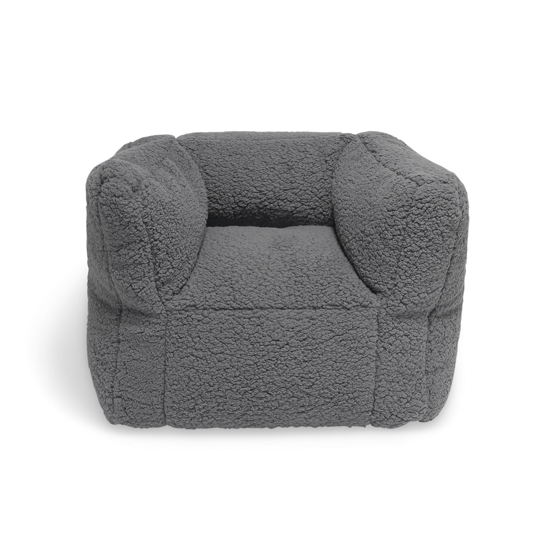 Fauteuil Pouf Enfant Teddy GRIS Jollein