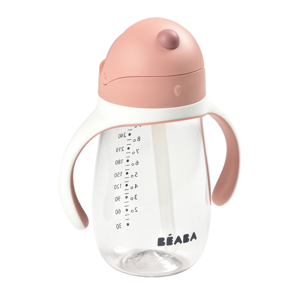 Beaba - Tasse paille ROSE Béaba