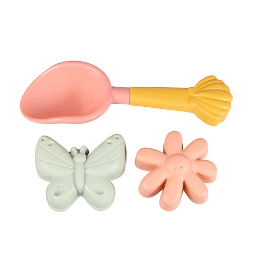 Little Dutch Set de plage 3 pièces - Flowers & Butterflies Rose 