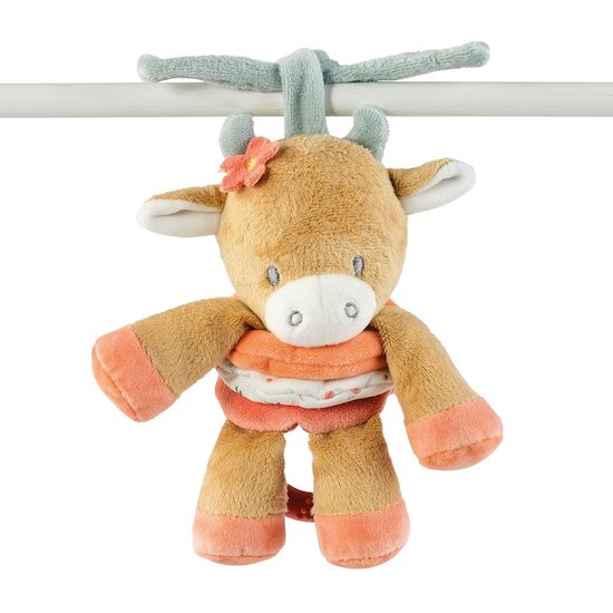 Nattou Vache vibrante Mila, Zoé et Lana Multicolore  Nattou Vache vibrante Mila, Zoé et Lana Multicolore