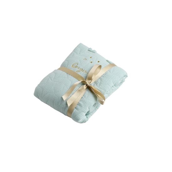 Sauthon Original Couvre lit pour berceau ovale Bleu Aqua 