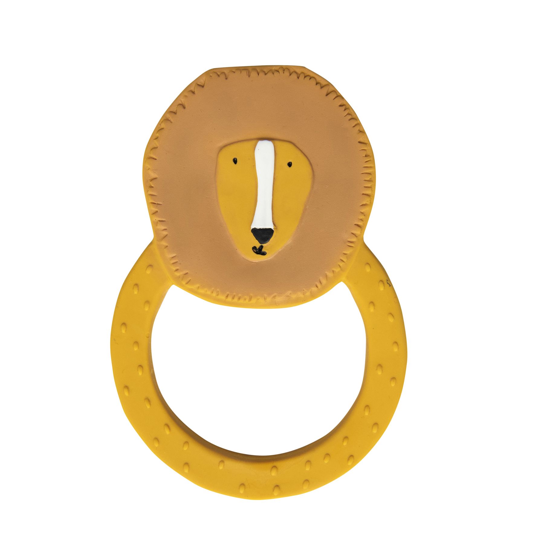 TRIXIE - Anneau de dentition en caoutchouc naturel JAUNE Trixie