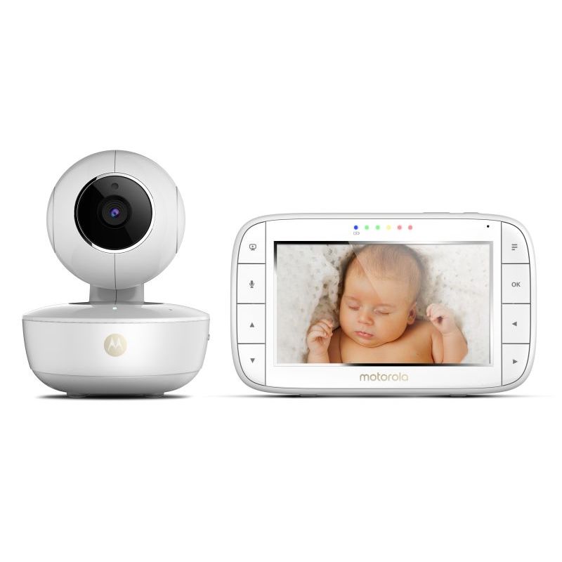 Motorola - Ecoute bébé vidéo VM 55 avec écran 5"" BLANC Motorola