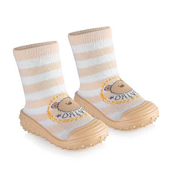 MS Innovaciones Chaussettes "Premiers pas" beige 6 m