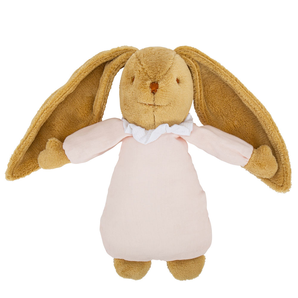 Lapin Nid D'Ange Doudou Musical ROSE Trousselier