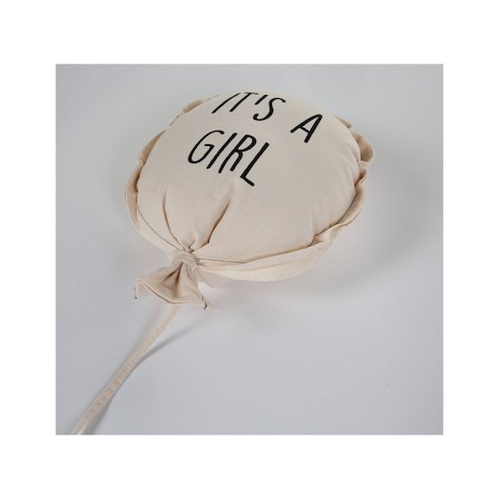 Childhome Ballon décoratif en toile It's a girl  Childhome Ballon décoratif en toile It's a girl