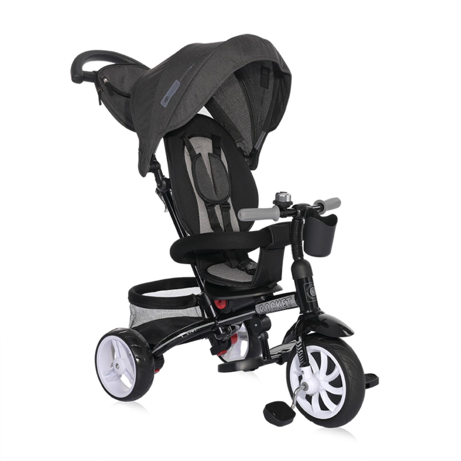 Tricycle reversible Rocket NOIR Lorelli