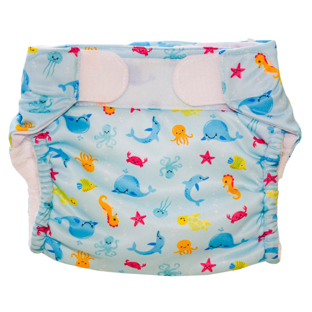 Maillot de bain couche lavable BLEU Freds