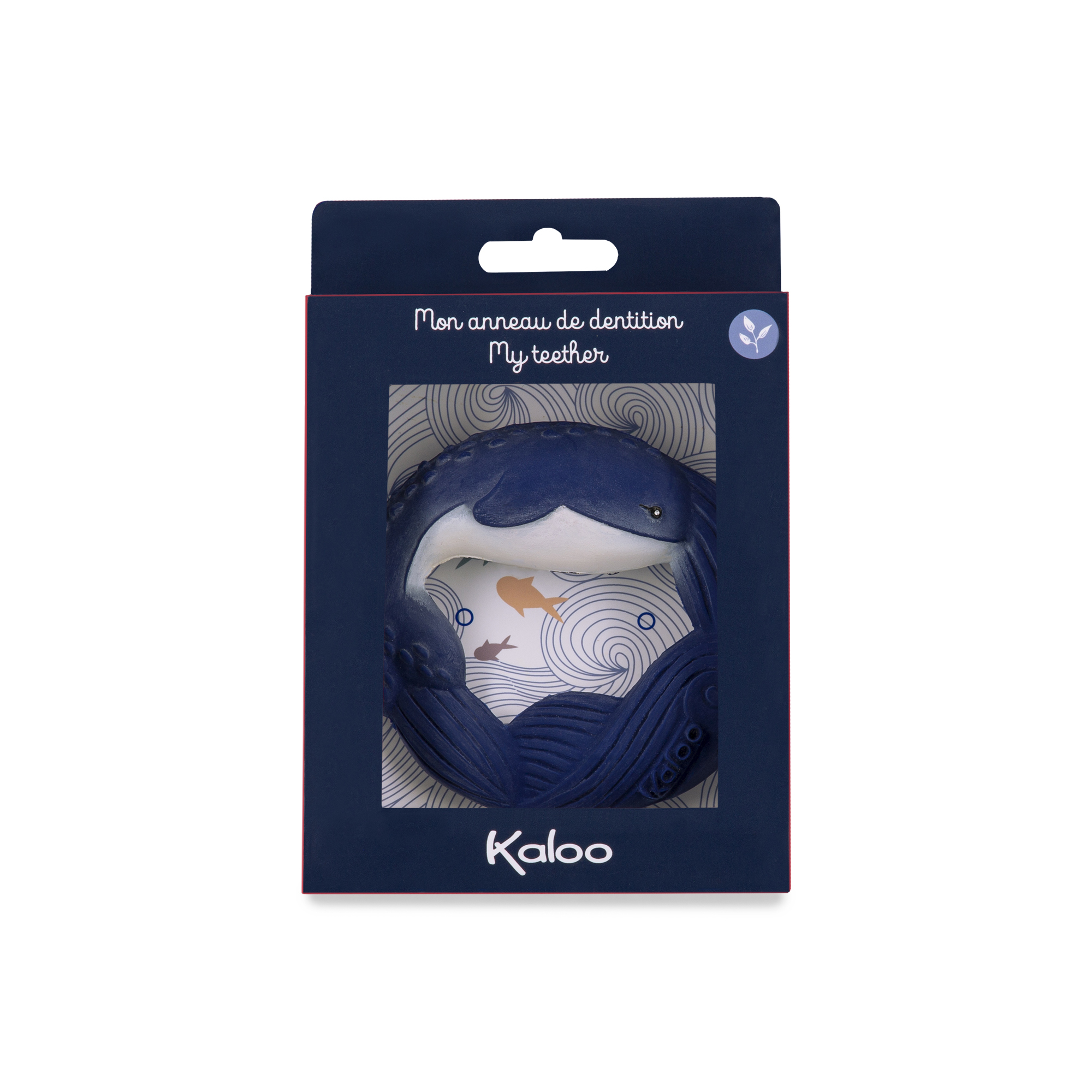 Kaloo - Anneau de dentition Baleine BLEU Kaloo