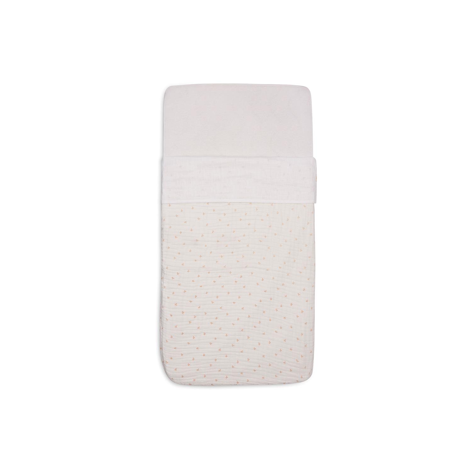 Drap Berceau Slub BEIGE Jollein