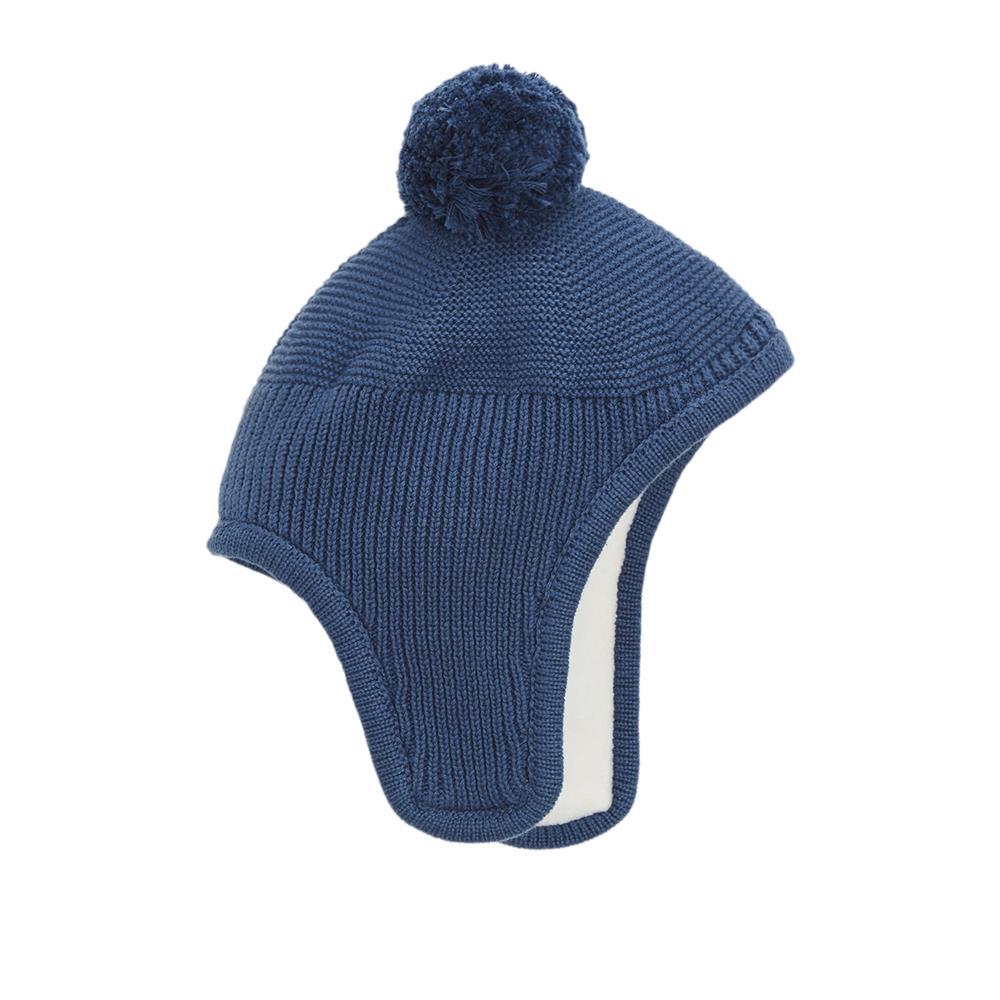 Marèse - Bonnet Tricot Dinosaure d'Automne BLEU Marèse