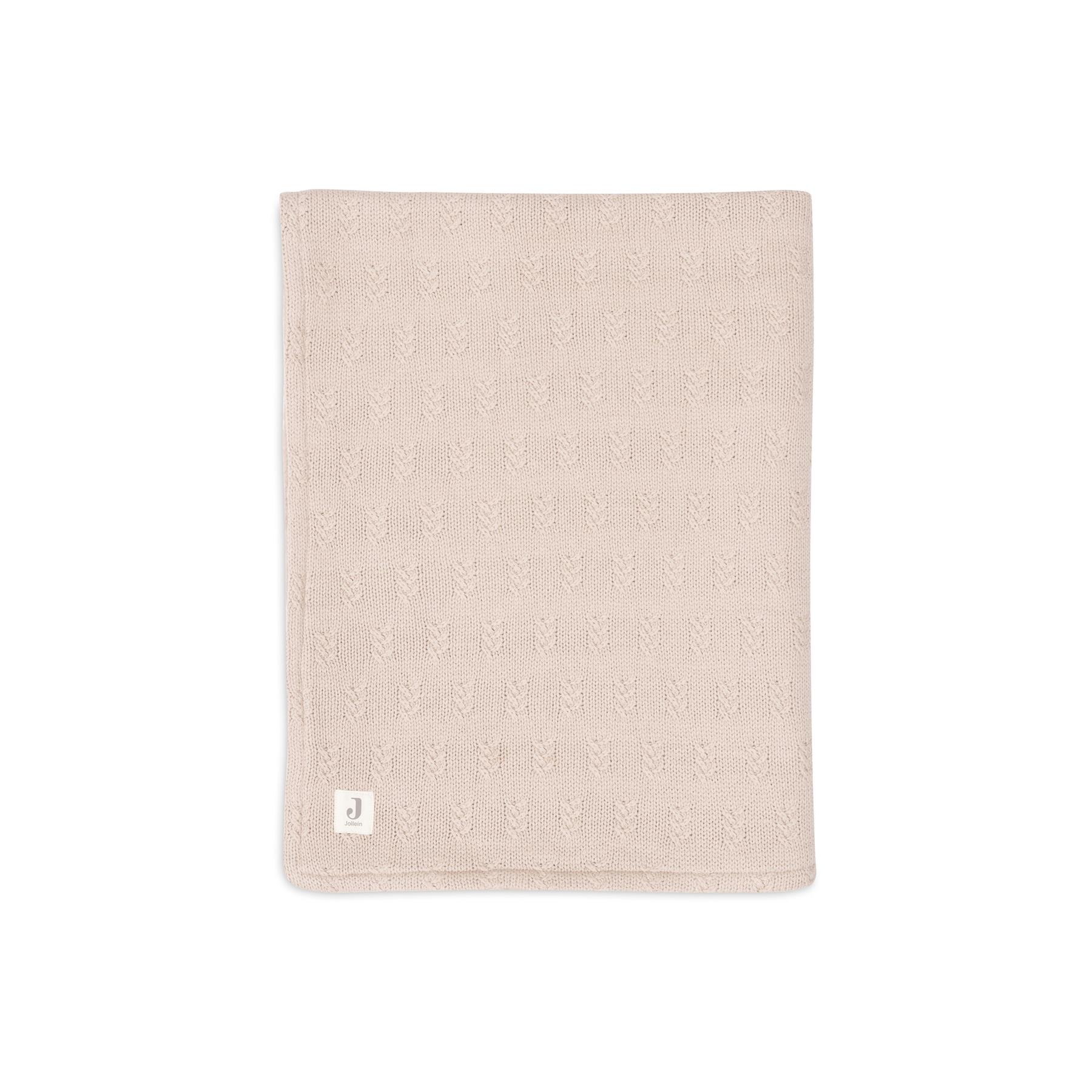 Couverture Berceau grain knit velvet ROSE Jollein