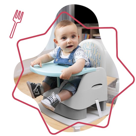 VINGO Siège de table bébé 6-36 mois Rehausseur de siège Chaise bébé Siège  bébé pliable