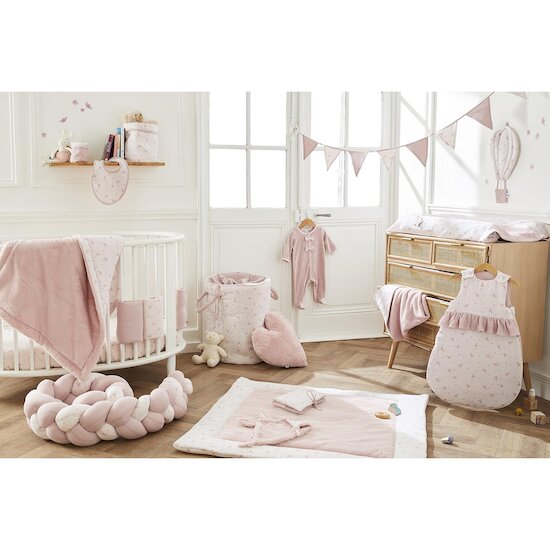 BB&Co Grand bavoir réversible éponge Lovely Blossom Multicolore  BB&Co Grand bavoir réversible éponge Lovely Blossom Multicolore