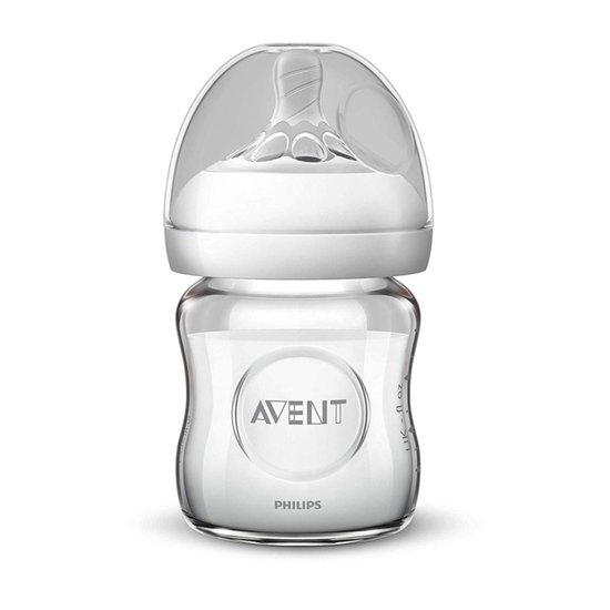 Philips Avent Biberon verre Natural 2.0 Blanc 