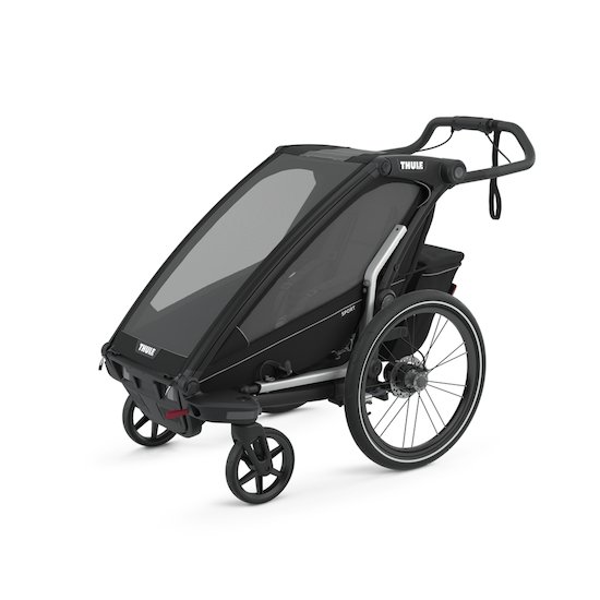 Thule Chariot Sport 1, Remorque à vélo pour 2 enfants Black  