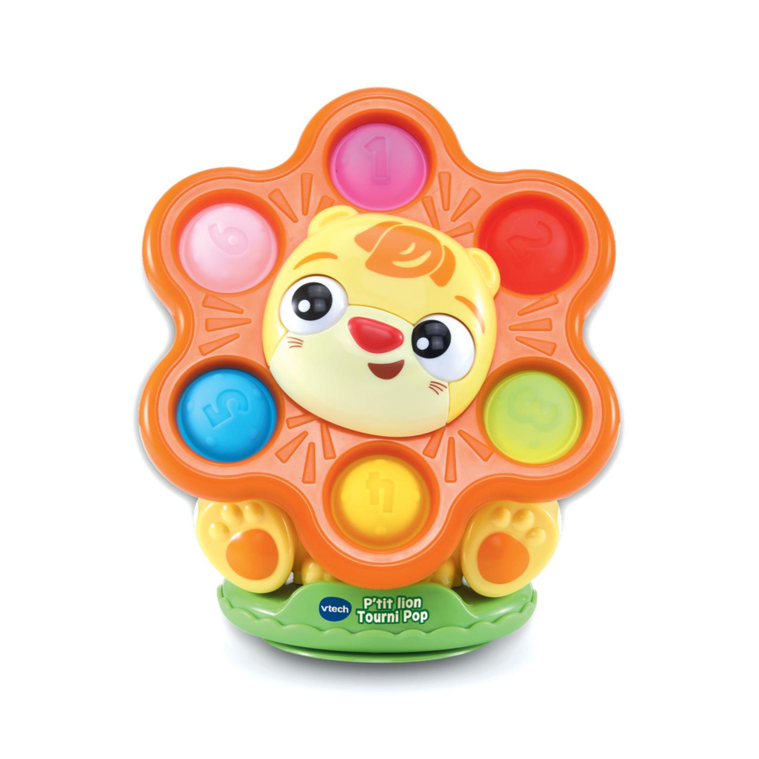 Jouet P'tit lion tourni pop MULTICOLORE Vtech Baby