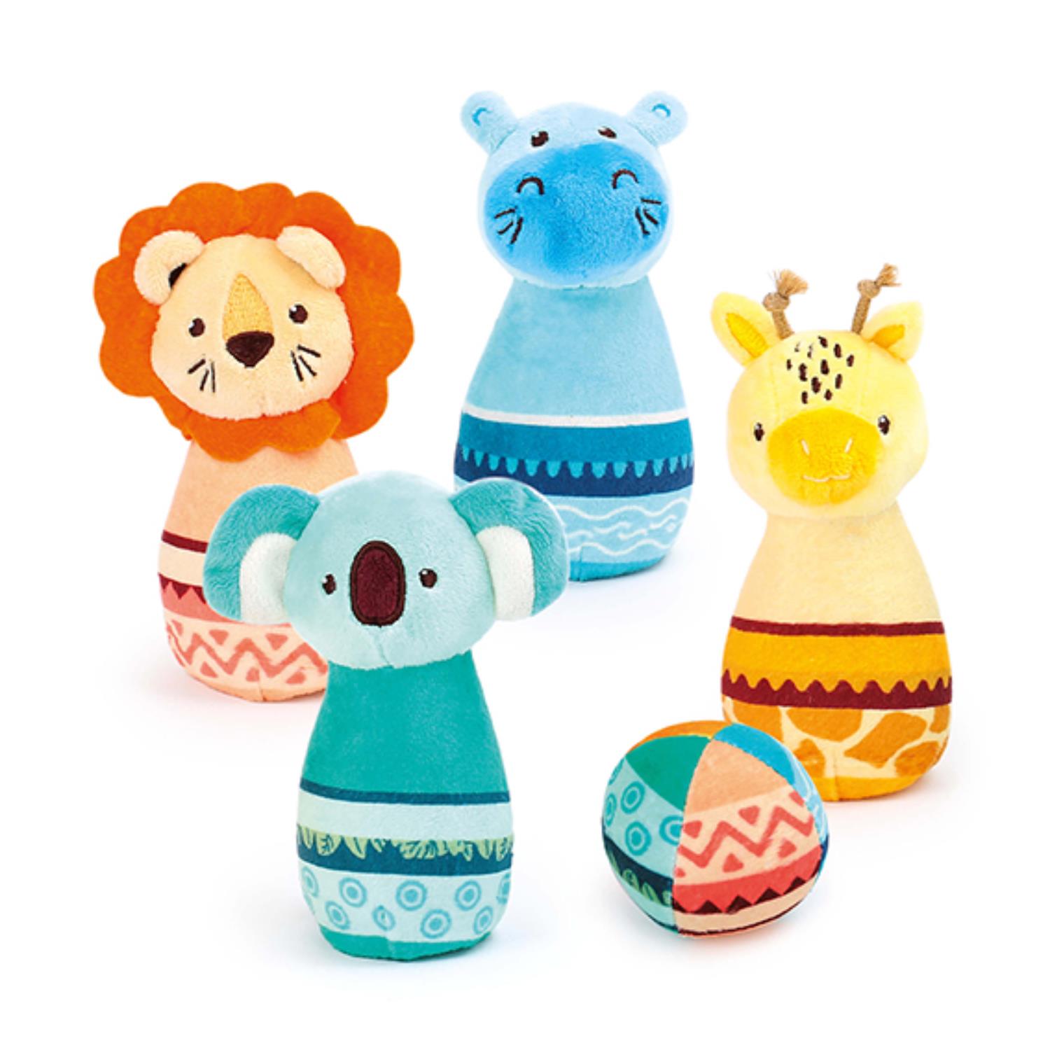 LUDI - Quilles tissus MULTICOLORE Ludi