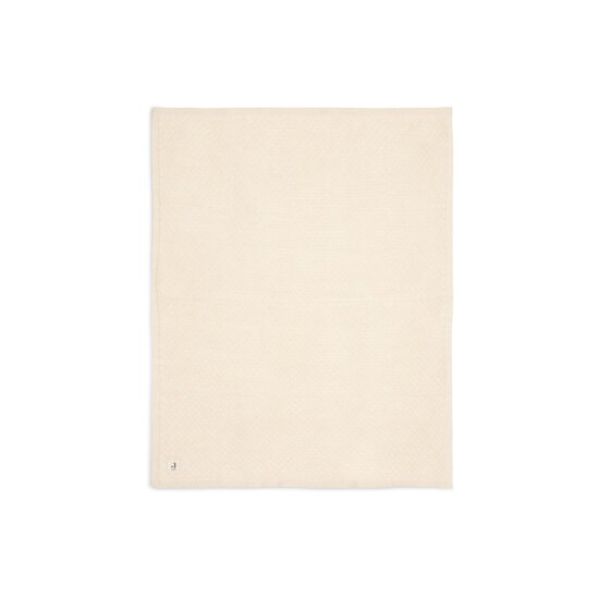 Jollein Couverture Lit Bébé weave knit merino wool Oatmeal 100x150 cm