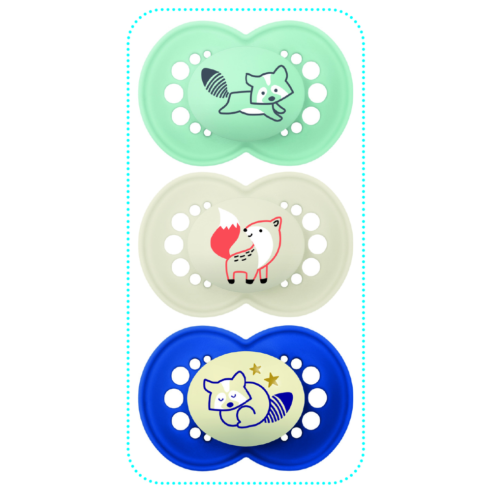MAM - 3 sucettes Original silicone MULTICOLORE MAM