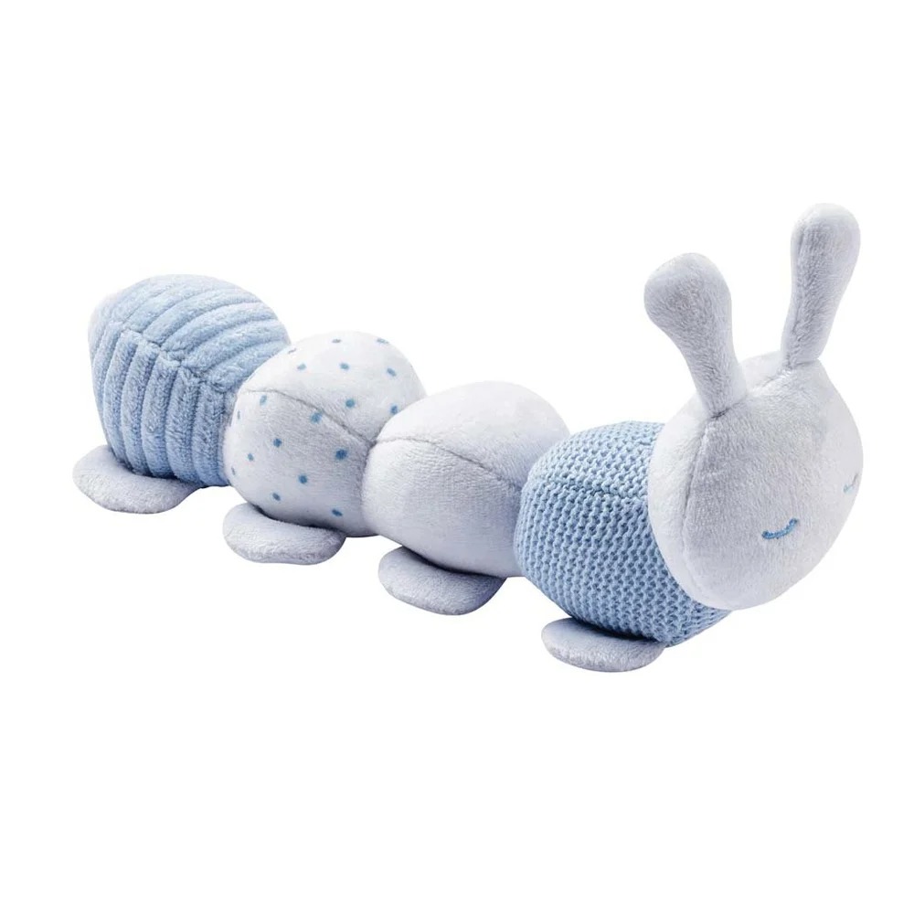 Nattou - Lapidou chenille d'activités BLEU Nattou