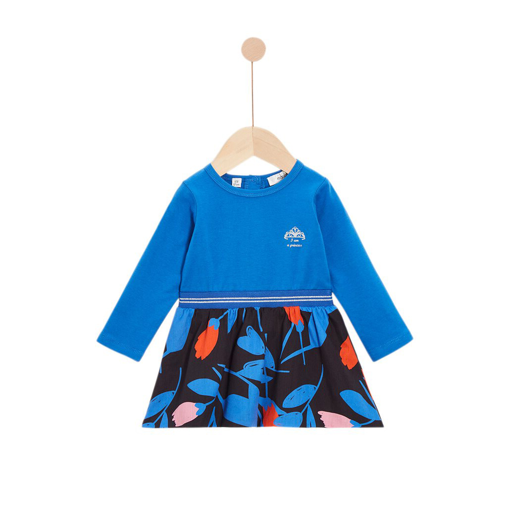 Marèse - Robe manches longues diadème Pop Mood BLEU Marèse