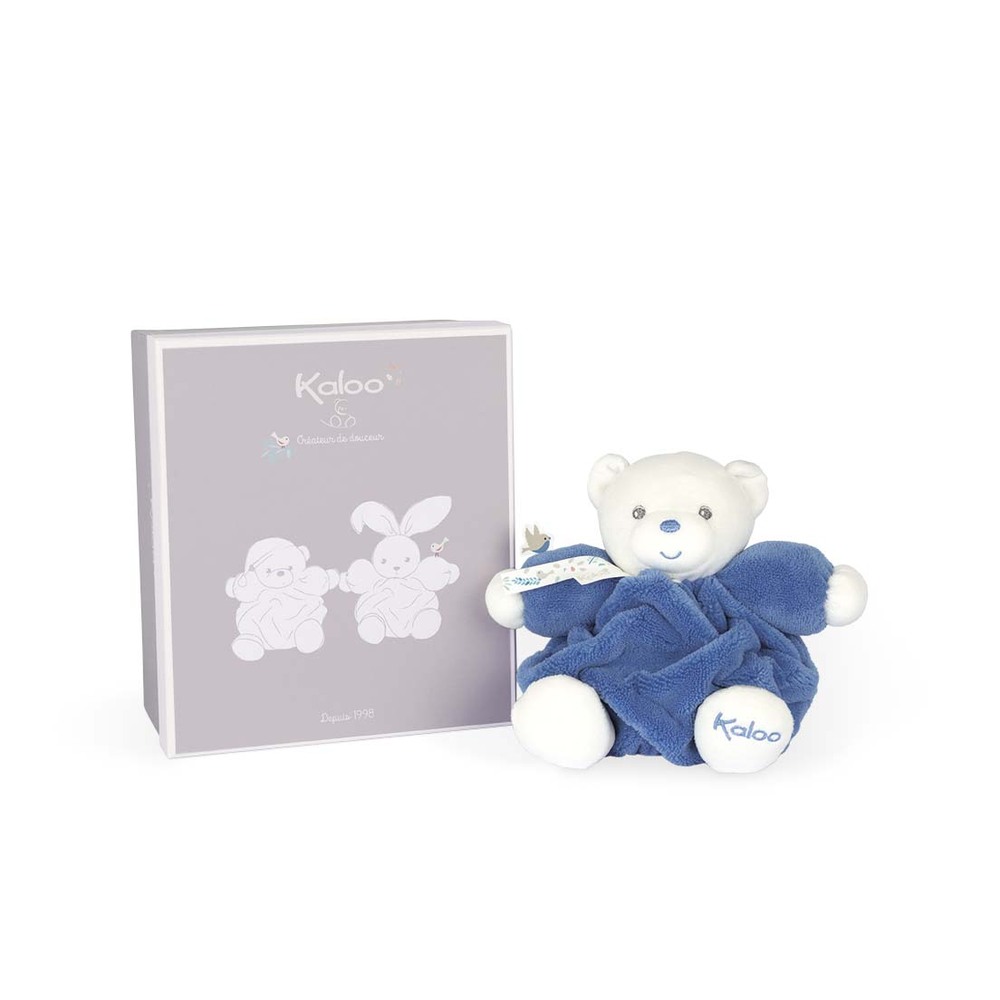 Kaloo - Petit patapouf ourson Plume BLEU Kaloo