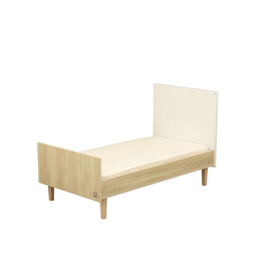 Sauthon Lit Little big bed Paloma Blanc Neige/Chêne Strié Sépia/Hêtre Vernis 70x140 cm Sauthon Lit Little big bed Paloma Blanc Neige/Chêne Strié Sépia/Hêtre Vernis 70x140 cm