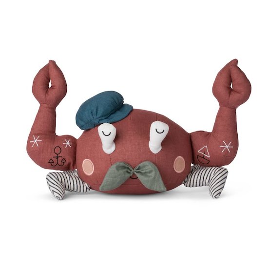 BB&Co Peluche Crabe dans boîte cadeau Multicolore 30 cm