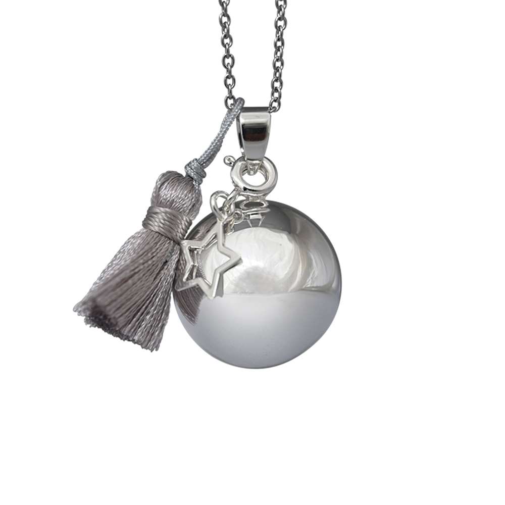 Bola de grossesse argent lisse Alice GRIS Irréversible Bijoux