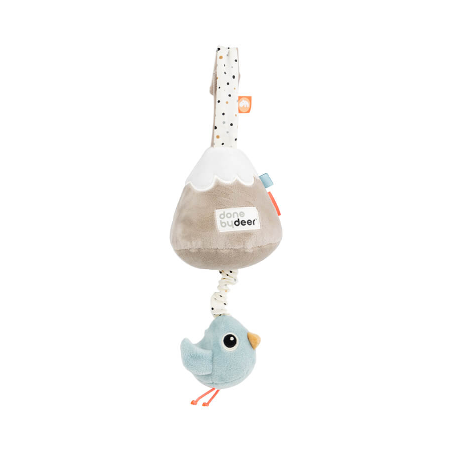 DONE BY DEER - Peluche musicale Birdee MULTICOLORE Done by Deer