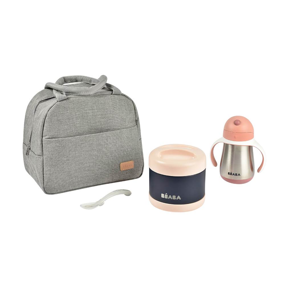 Set repas de voyage On-the-go ROSE Béaba