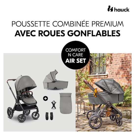 Hauck Pack poussette Comfort N Care Air Dark Grey  Hauck Pack poussette Comfort N Care Air Dark Grey