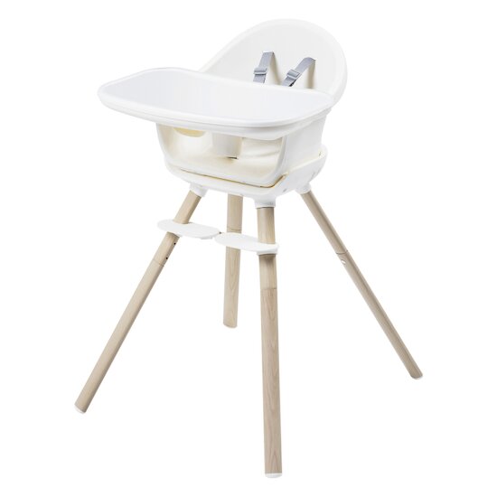 Chaise haute bébé bois naturel «MILO» ✔️ Petite Amélie