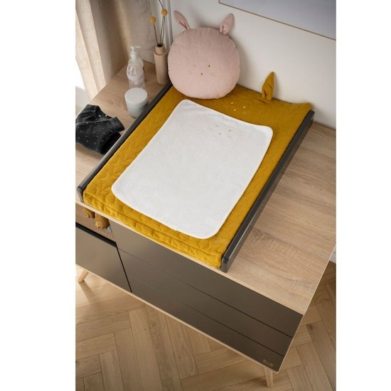 Sauthon Original Grand dispositif à langer Boréale Chêne Doré - Gris Volcan  Sauthon Original Grand dispositif à langer Boréale Chêne Doré - Gris Volcan