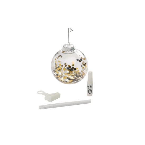 Baby Art Kit boule de Noël transparente à décorer   Baby Art Kit boule de Noël transparente à décorer