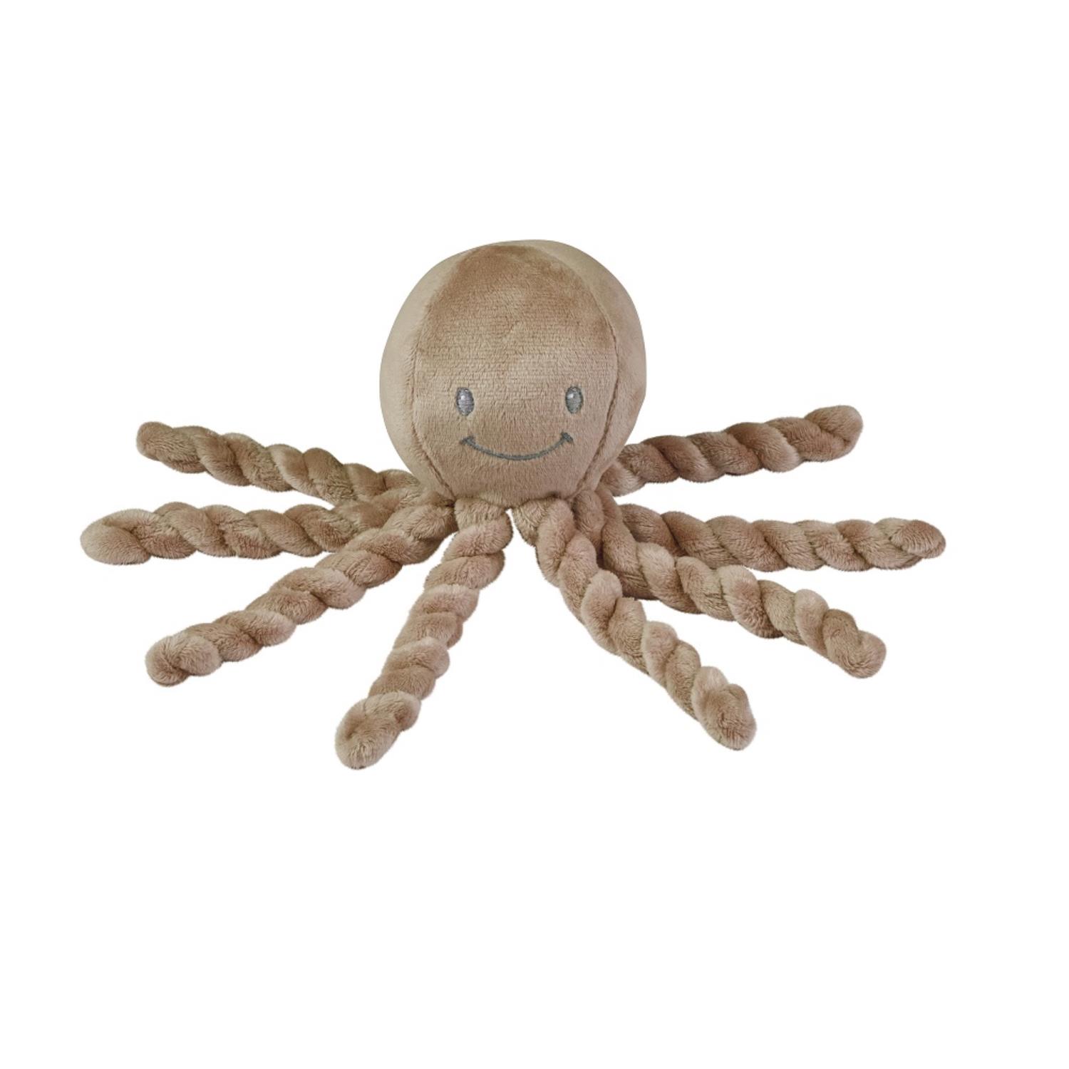 Peluche pieuvre MARRON Nattou