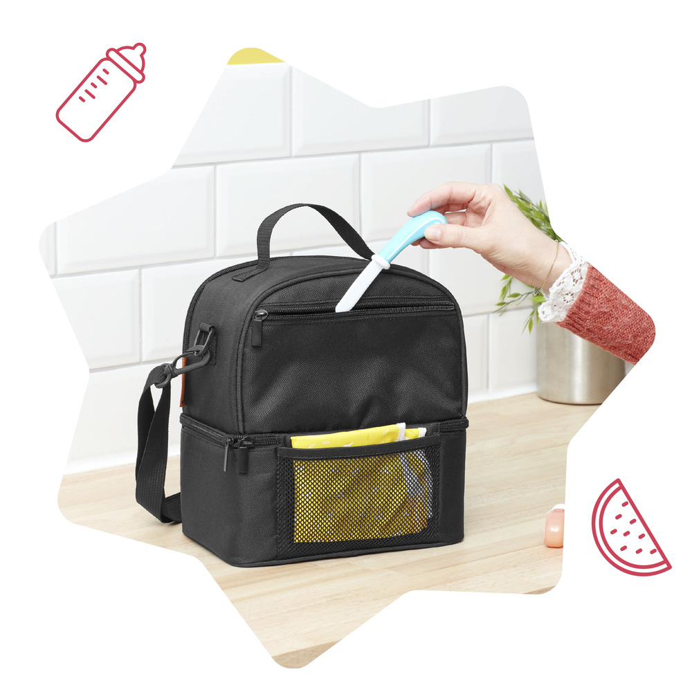Sac Isotherme Repas 2 Compartiments Badabulle De Badabulle