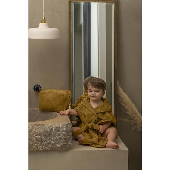 BB&Co Peignoir en éponge bambou et gaze de coton Havane 0-2 ans