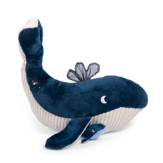 Moulin Roty Grande baleine d'activités Les aventures de Paulie Bleu 54 cm