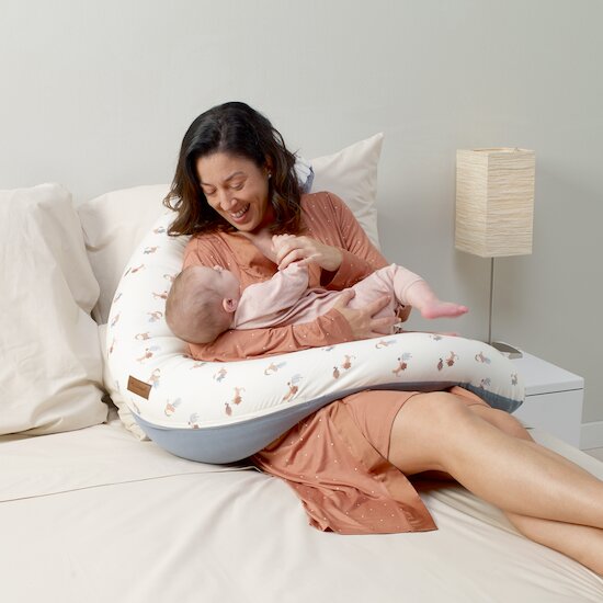 Jané Coussin de maternité et d'allaitement avec housse Tropic  Jané Coussin de maternité et d'allaitement avec housse Tropic