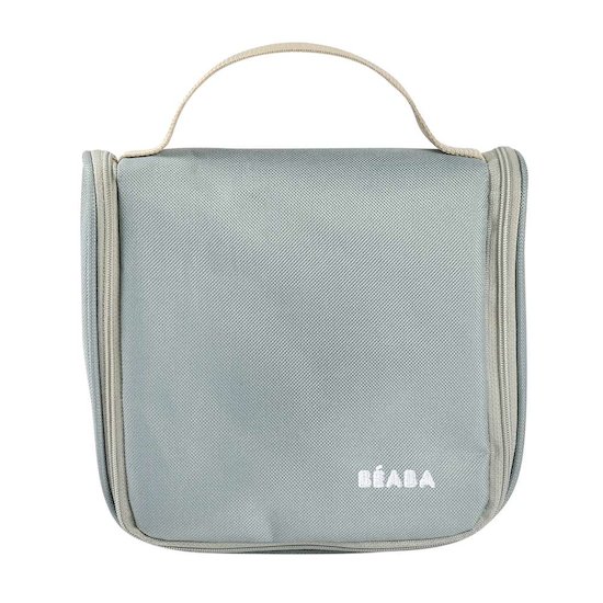 Béaba Trousse de toilette nomade 9 accessoires vert sauge  Béaba Trousse de toilette nomade 9 accessoires vert sauge