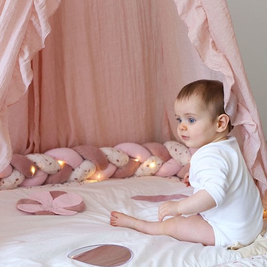 Ciel de lit, rideau et moustiquaire, Décoration chambre de bébé