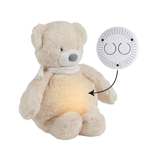 Nattou Veilleuse peluche Ours Sleepy Beige Clair  Nattou Veilleuse peluche Ours Sleepy Beige Clair