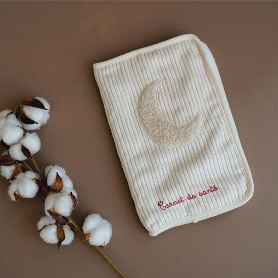 Domiva Protège Carnet de santé Honey Moon Beige  Domiva Protège Carnet de santé Honey Moon Beige