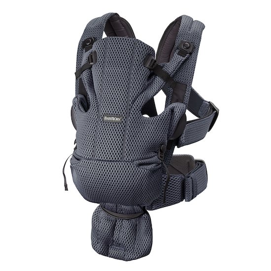 BabyBjörn Porte-bébé Move Anthracite, Mesh 3D 